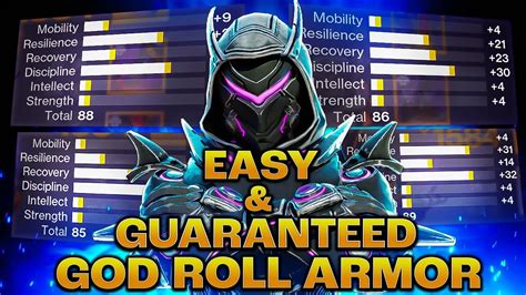 Easy And Guaranteed God Roll Armor Farm Triple 100easy Mode Destiny