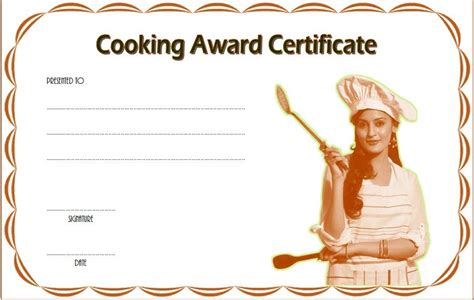 Cooking Contest Winner Certificate Templates [7+ CUSTOMIZABLE FORMATS ...