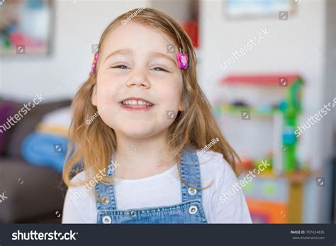 Portrait Three Years Old Blonde Girl Stock Photo Shutterstock