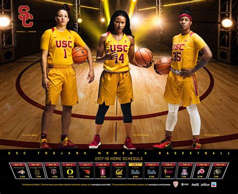 Poster Design 2017 18 Usc Womens Basketball On Behance