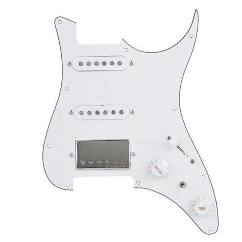 Akozon Micro Guitare Ssh Micros Double Bobine Pr C Bl S Ssh Pickguard