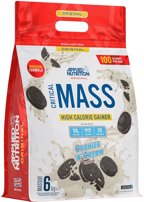 Applied Nutrition Critical Mass Original Cookies N Cream 6000 Gr