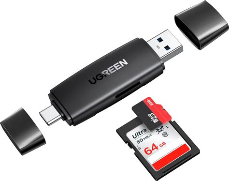 Lecteur de Carte mémoire BENFEI 4 in 1 USB C vers SD Adaptateur de