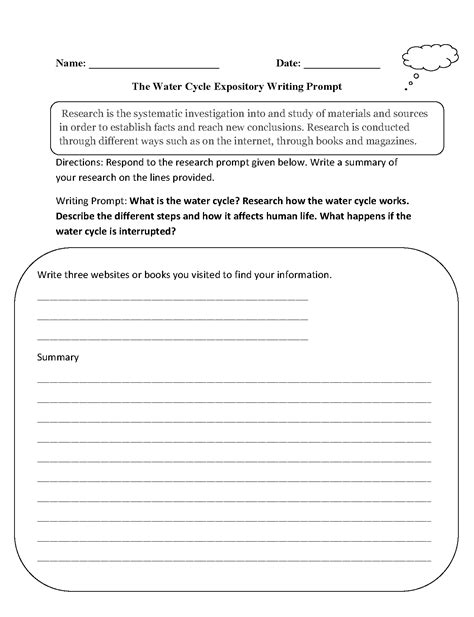 Integrated Science Cycles Worksheet