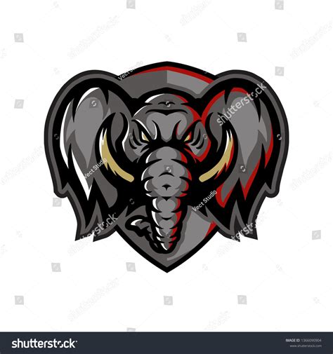 elephant front  images stock  vectors shutterstock