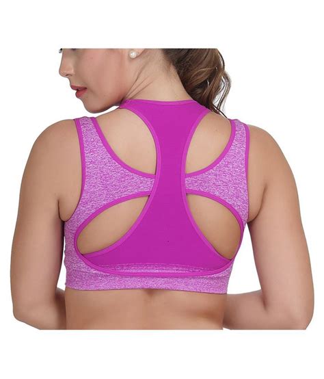 Buy Kaidox Cotton Lycra Sports Bras Purple Online At Best Prices In India Snapdeal