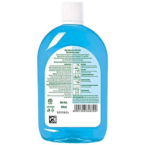 Buy Dettol Disinfectant Multi Use Hygiene Liquid Menthol Cool 500 Ml