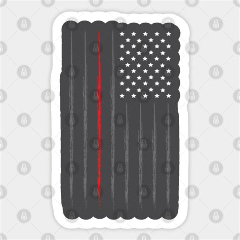 Thin Red Line American Flag Design Thin Red Line American Flag Design