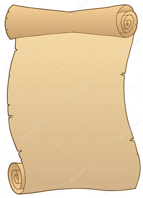 Ancient Paper Scroll Stock Vector Clairev