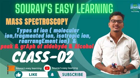 Types Of Ion Peak Of Mass Spectroscopy Class 02 Mass Spectroscopy