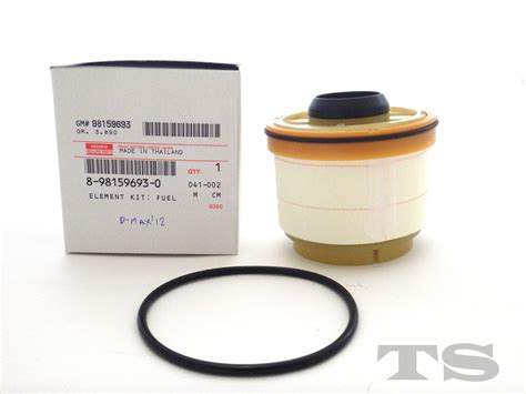 Set Element Fuel Filter For Isuzu Dmax D Max Pick Up Genuine