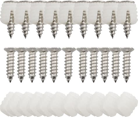 E Outstanding 20pcs Plastic Dowel Inserts Hinge Expansion Plug With