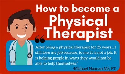 How To Become A Physical Therapist Infographic Visualistan