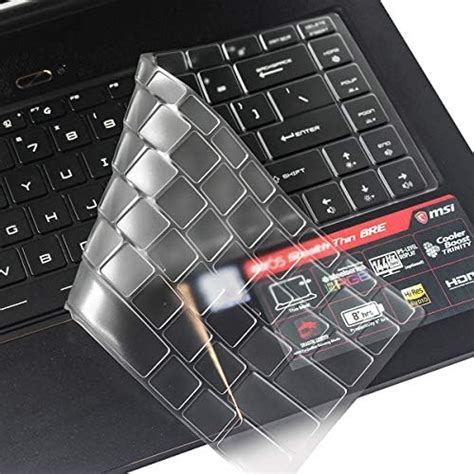 Amazon CaseBuy Premium Clear Keyboard Cover For MSI GS65 GF63