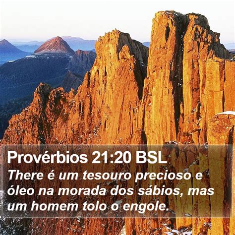 Prov Rbios Bsl There Um Tesouro Precioso E Leo Na Morada