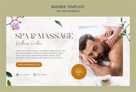 Premium PSD Banner Template Spa And Massage