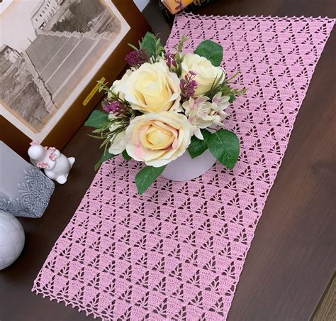 My New Lace Table Runner 🌸 Rcrochet