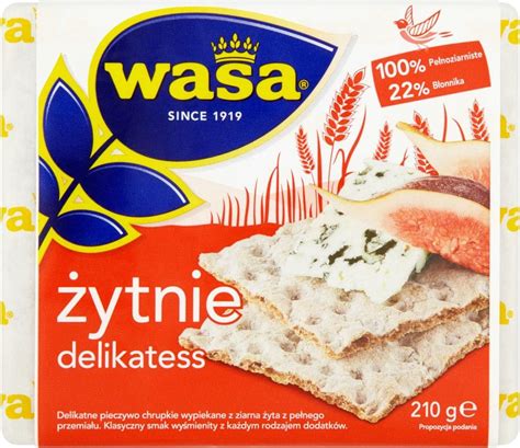 Wasa żytnie delikates pieczywo chrupkie 210g Ceny i opinie Ceneo pl