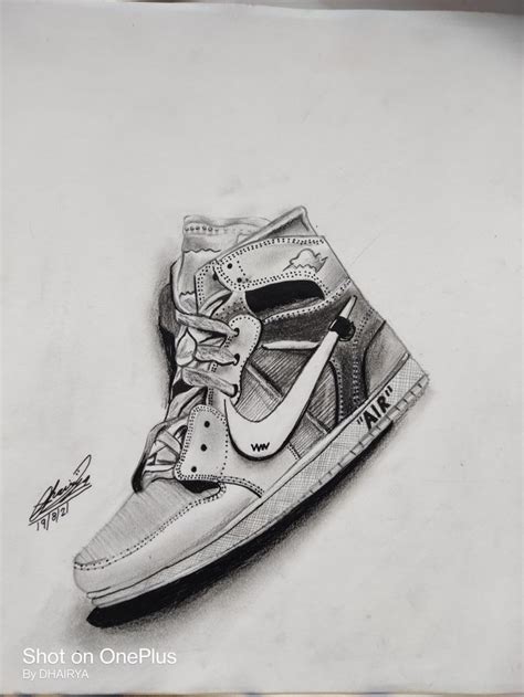 NIKE AIR JORDAN SKETCH Sneakers Sketch Nike Art Sneakers Drawing