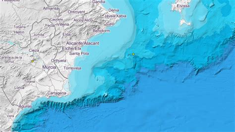 La costa alicantina registra un nuevo seísmo de 1 8 grados Información