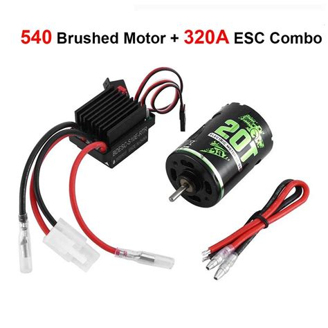 540 Geb Rstet Motor RC Crawler Motor 20T 60A ESC Geb Rstet Elektro