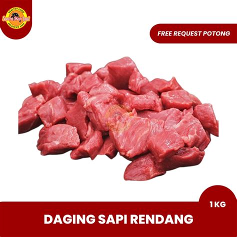 Jual Daging Sapi Sengkel Rendang Potong Fresh Frozen 1 Kg Shopee