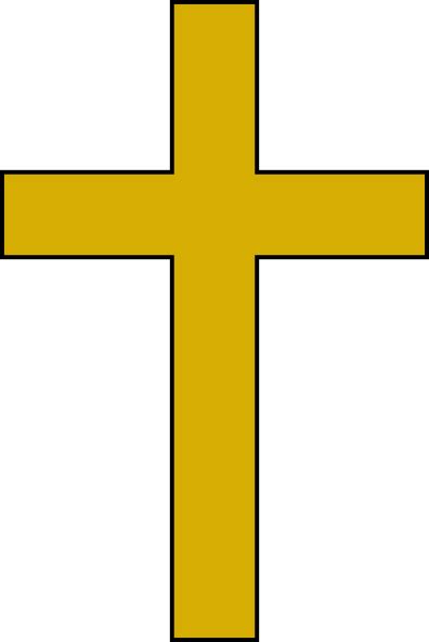 Gold Cross Clip Art At Vector Clip Art Online Royalty Free