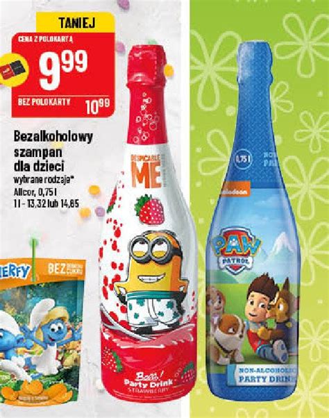 Szampan Dla Dzieci Truskawkowy Minionki Vitapress Cena Promocje