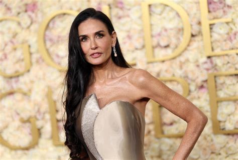 Demi Moore Celebrates First Ever Major Award Win At The 2025 Golden