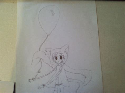 Anime Girl Balloon Not Colored By Amandalovesfb On Deviantart