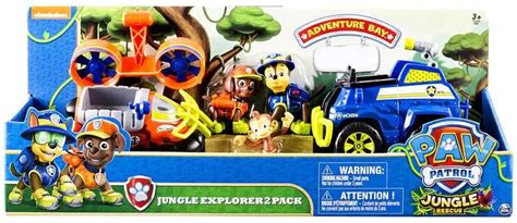 Paw Patrol Jungle Rescue Jungle Explorer Exclusive Vehicle Figure Set