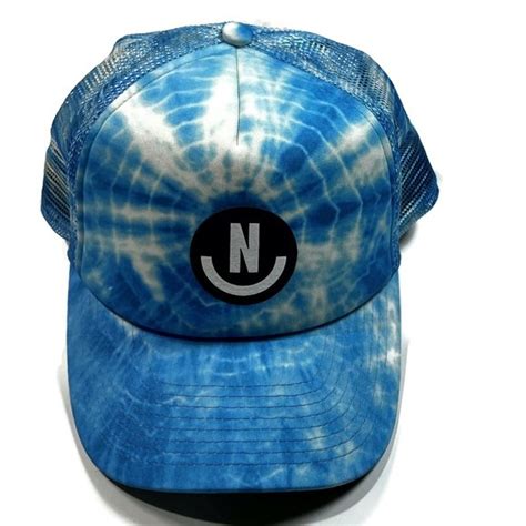 Neff Accessories Neff Tie Dye Snapback Hat Cap Smile Wash Trucker