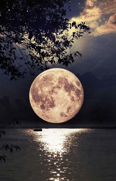 Beautiful Full Moon Wallpapers Top Free Beautiful Full Moon