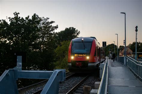 Provisorische Bahnstationen Schleibr Cke Nord Und Schleibr Cke S D In