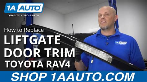 How To Remove Liftgate Door Trim 05 16 Toyota RAV4 YouTube