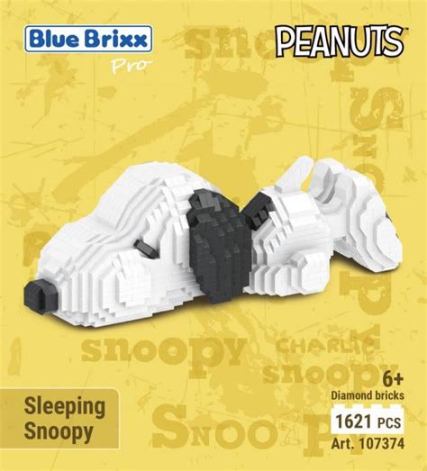 BlueBrixx Sets 107374 Sleeping Snoopy Diamond Blocks