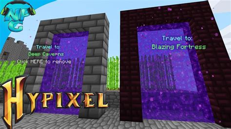 Hypixel Skyblock Thinking With Portals Building A Portal Network On