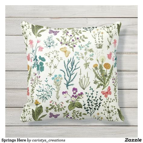 Springs Here Outdoor Pillow In 2020 Outdoor Pillows Pillows Fancy Pillows