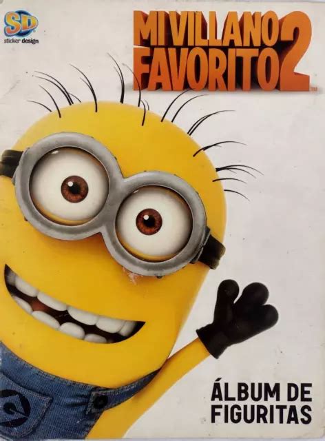 Despicable Me Mi Villano Favorito Original Sticker Album Argentina