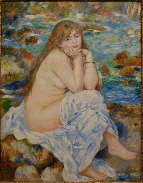 File Seated Bather By Pierre Auguste Renoir C 1883 1884 Oil On