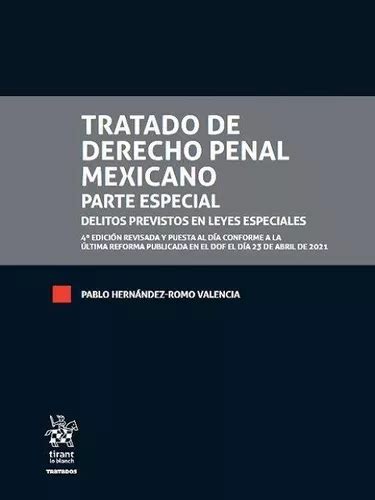 Libro Tratado De Derecho Penal Mexicano 4ta Edición Envío gratis