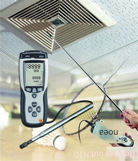 Thermal Anemometer Hot Wire Duct Anemometer Low Wind Speed Ecvv Sa