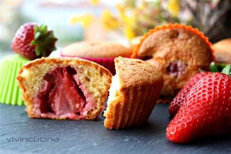 Muffin Fragole E Cocco Vivincucina