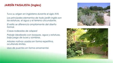 Clase Estilo De Jardines Ppt