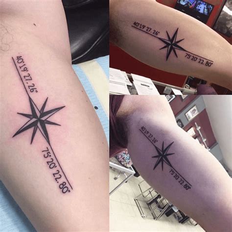 Coordinate Tattoos Designs