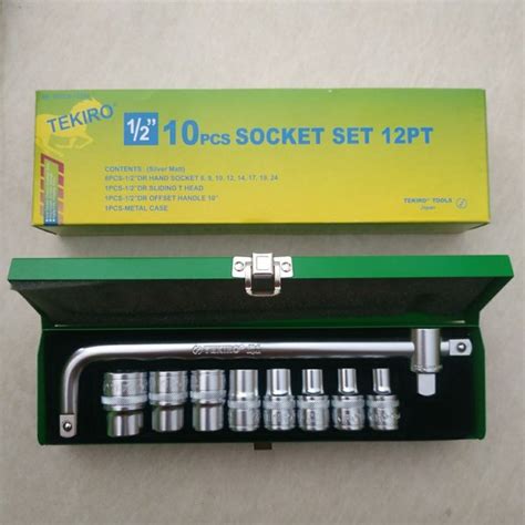 Jual Tekiro Kunci Stang Mata Sok Shok Shock Sock Socket Set 10 Pcs 1 2