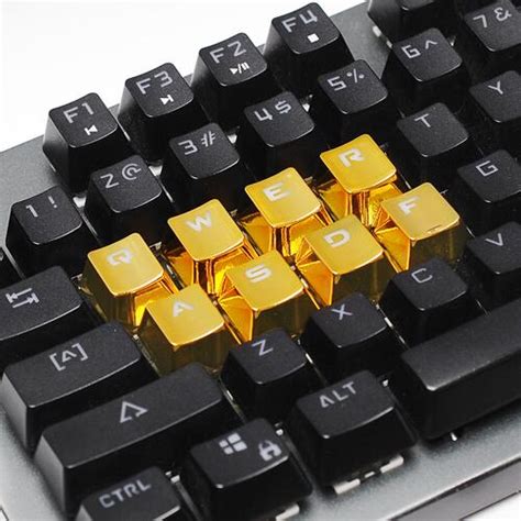 Comprar Teclas Douradas Gold Keycaps Keycaps Personalizadas