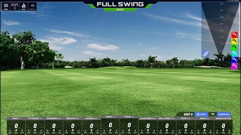 Full Swing GOLF Simulator Software New User Interface YouTube