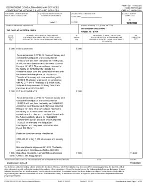 Fillable Online Info Ncdhhs Gov Dhsr Facilitiespost Certification