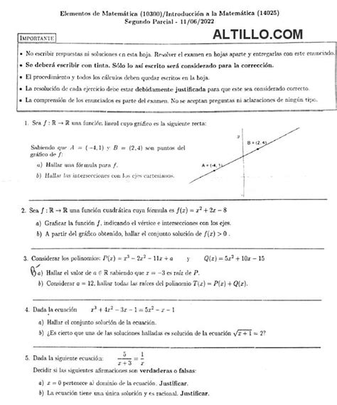 Parcial E Elementos De Matem Tica Unlu